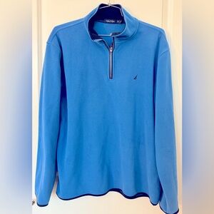 NAUTICA QUARTER ZIP FLEECE PULLOVER SIZE XL